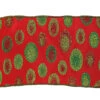 4 Inch X 10 Yard Red With Green Dots Christmas Ribbon 2 4 Inch X 10 Yard Red With Green Dots Christmas Ribbon -Winter Decor Hub q130139