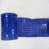4 Inch X 10 Yard Cobalt Blue Mesh Metallic Check Christmas Ribbon 1 4 Inch X 10 Yard Cobalt Blue Mesh Metallic Check Christmas Ribbon -Winter Decor Hub q140210