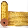 30 Foot Gold Dot Ribbon 2.5 Inch Width -Winter Decor Hub q140324