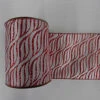 30 Foot White And Red Zebra Ribbon 2.5 Inch Width -Winter Decor Hub q142390