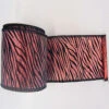 30 Foot Red Lame Velvet Black Zebra Ribbon 2.5 Inch Width -Winter Decor Hub q143857