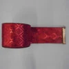 30 Foot Red Diamond Lame Ribbon 2.5 Inch Width -Winter Decor Hub q145568