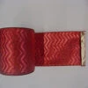 30 Foot Red Chevron Gold Lame Ribbon 2.5 Inch Width -Winter Decor Hub q145701