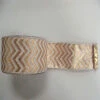 30 Foot Gold And Cream Chevron Lame Ribbon 2.5 Inch Width 2 30 Foot Gold And Cream Chevron Lame Ribbon 2.5 Inch Width -Winter Decor Hub q145717