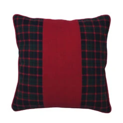 Traditional Highlands Holiday Plaid Decorative Christmas Pillow