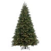 6.5 Foot Noble Spruce Instant Shape Artificial Christmas Tree 500 LED M5 Italian Warm White Mini Lights